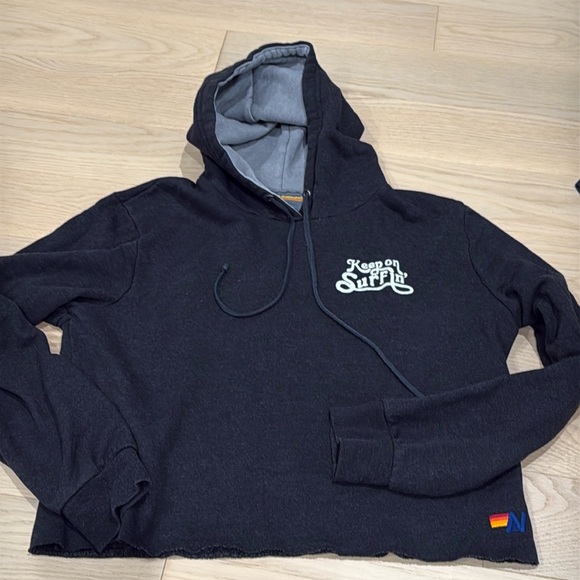 RARE Aviator Nation Keep on Surfing Hoodie L - Picture 1 of 4